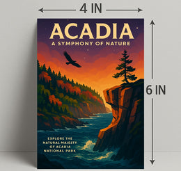 Acadia A Symphony of Nature Poster PosterGoat