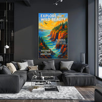Acadia National Park Autumn Adventure National Park Poster PosterGoat