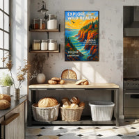 Acadia National Park Autumn Adventure National Park Poster PosterGoat