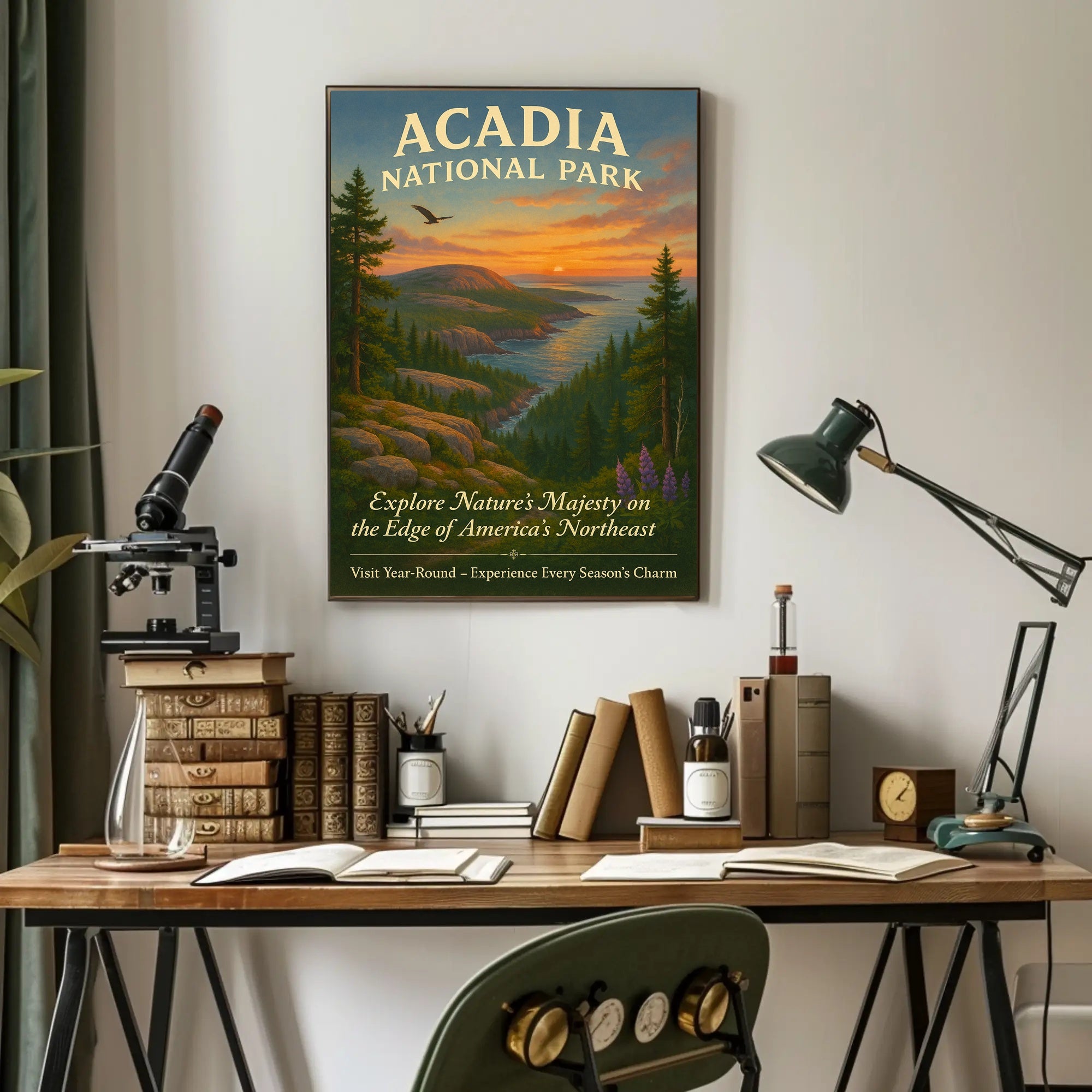 Acadia National Park Explore Natures Majesty Poster PosterGoat