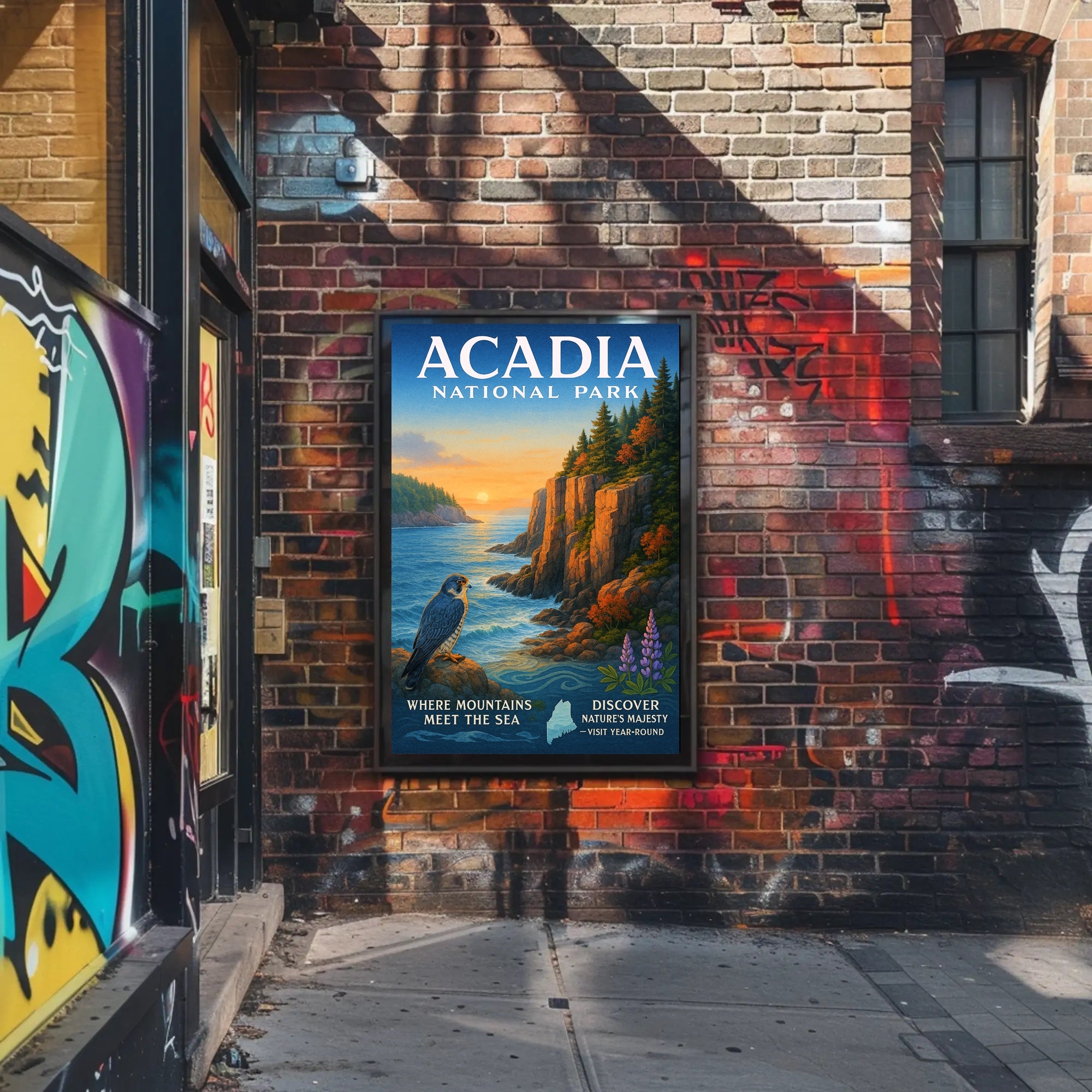 Acadia National Park Nature's Majesty Poster PosterGoat
