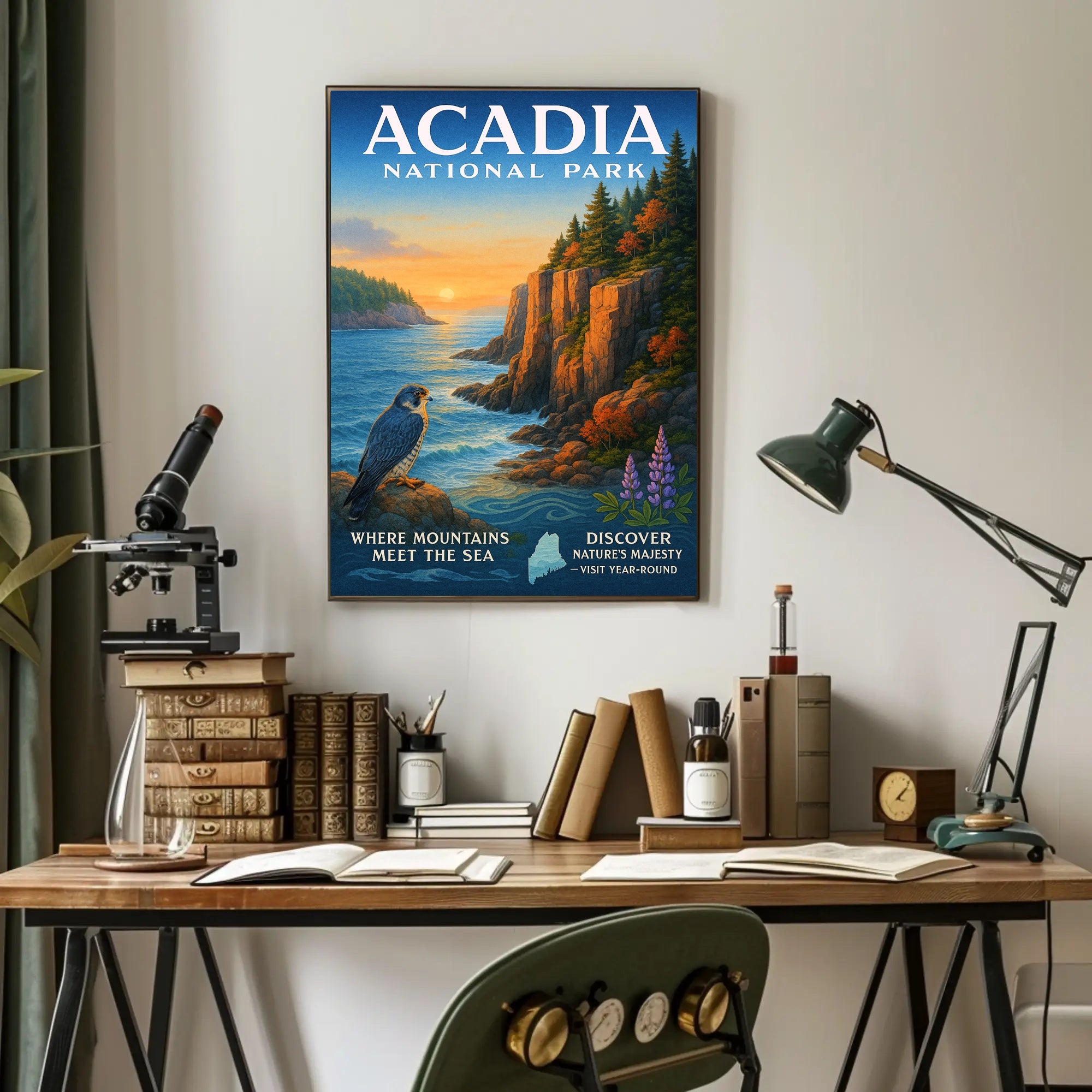 Acadia National Park Nature's Majesty Poster PosterGoat
