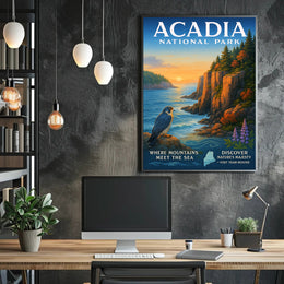 Acadia National Park Nature's Majesty Poster PosterGoat