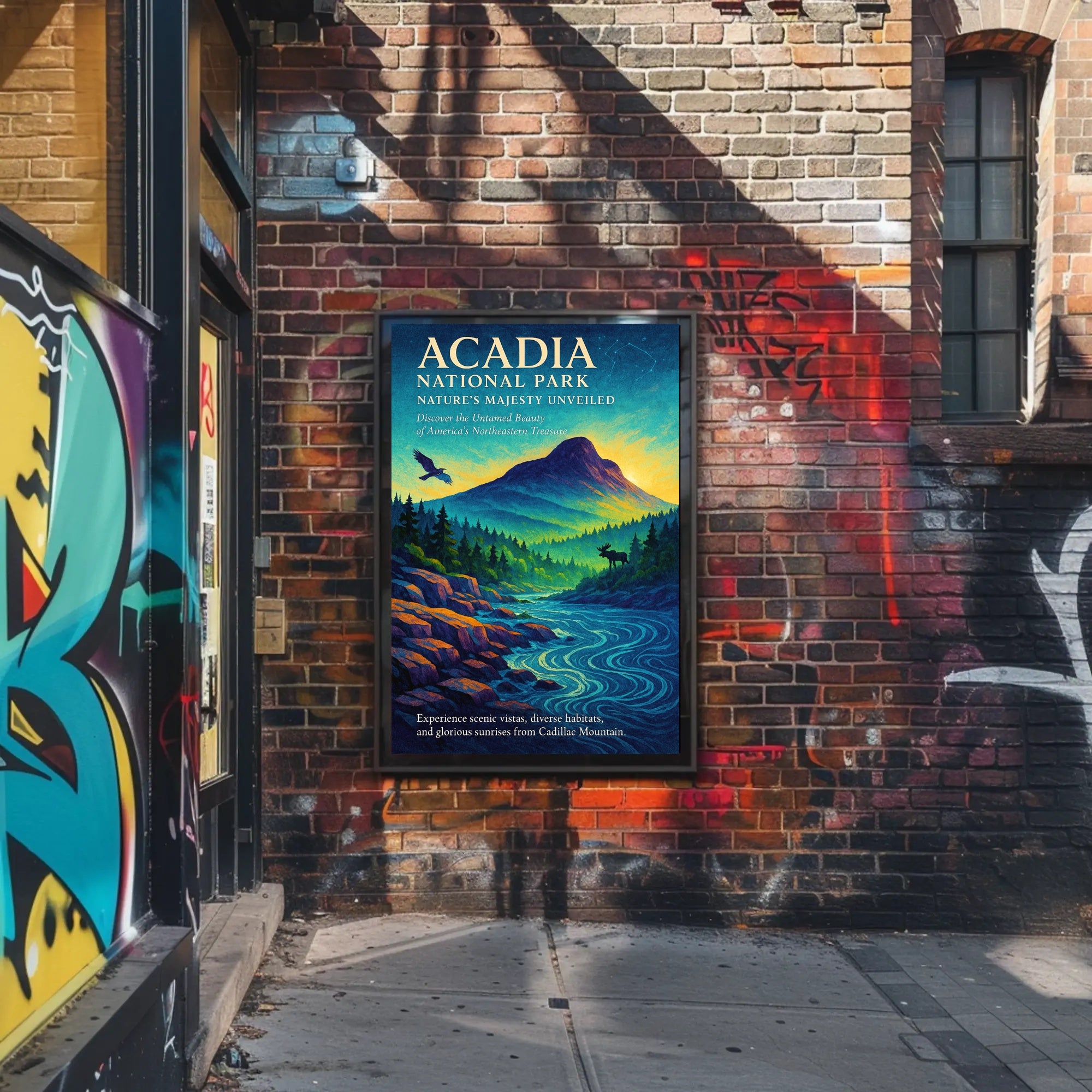 Acadia National Park Nature's Majesty Unveiled Poster PosterGoat