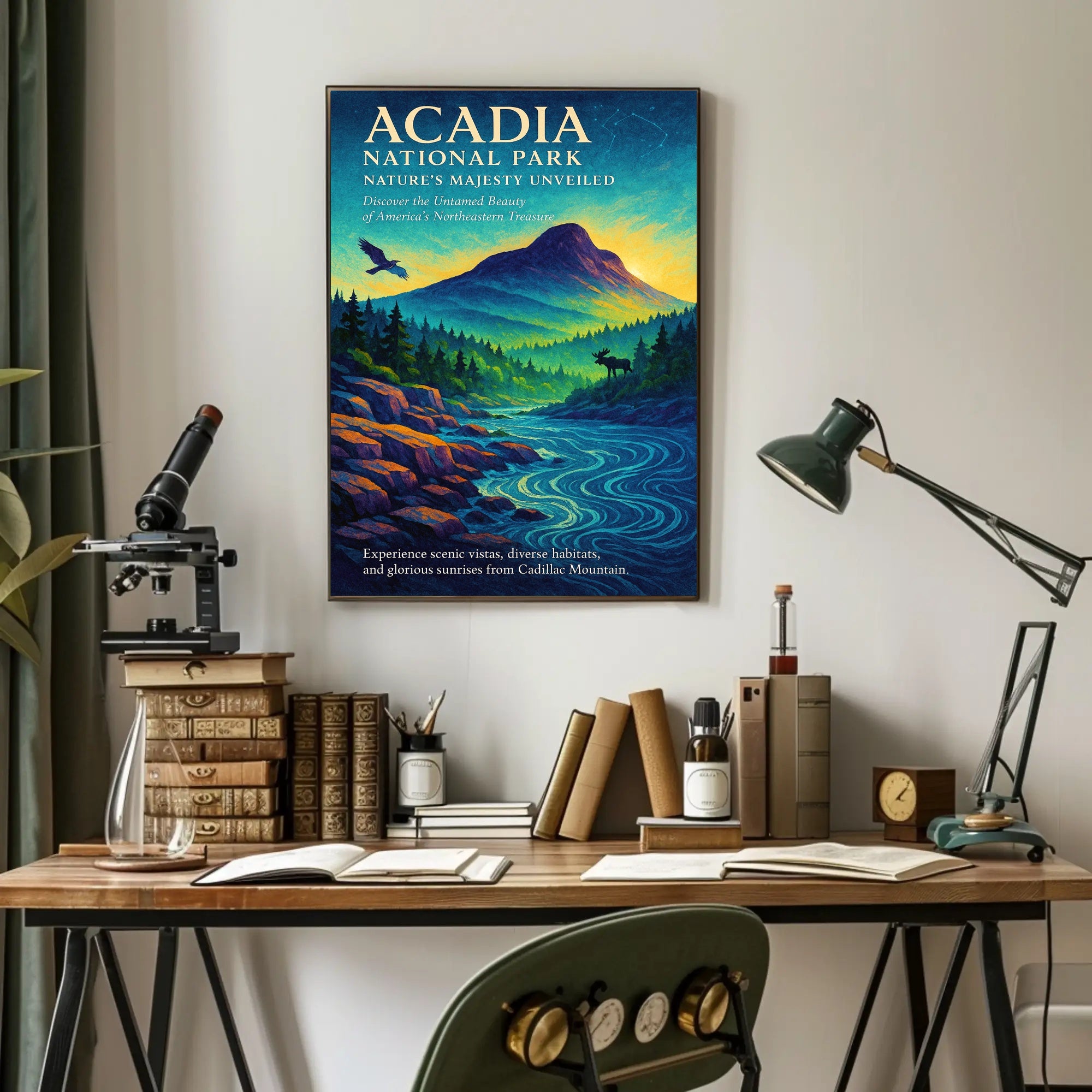 Acadia National Park Nature's Majesty Unveiled Poster PosterGoat