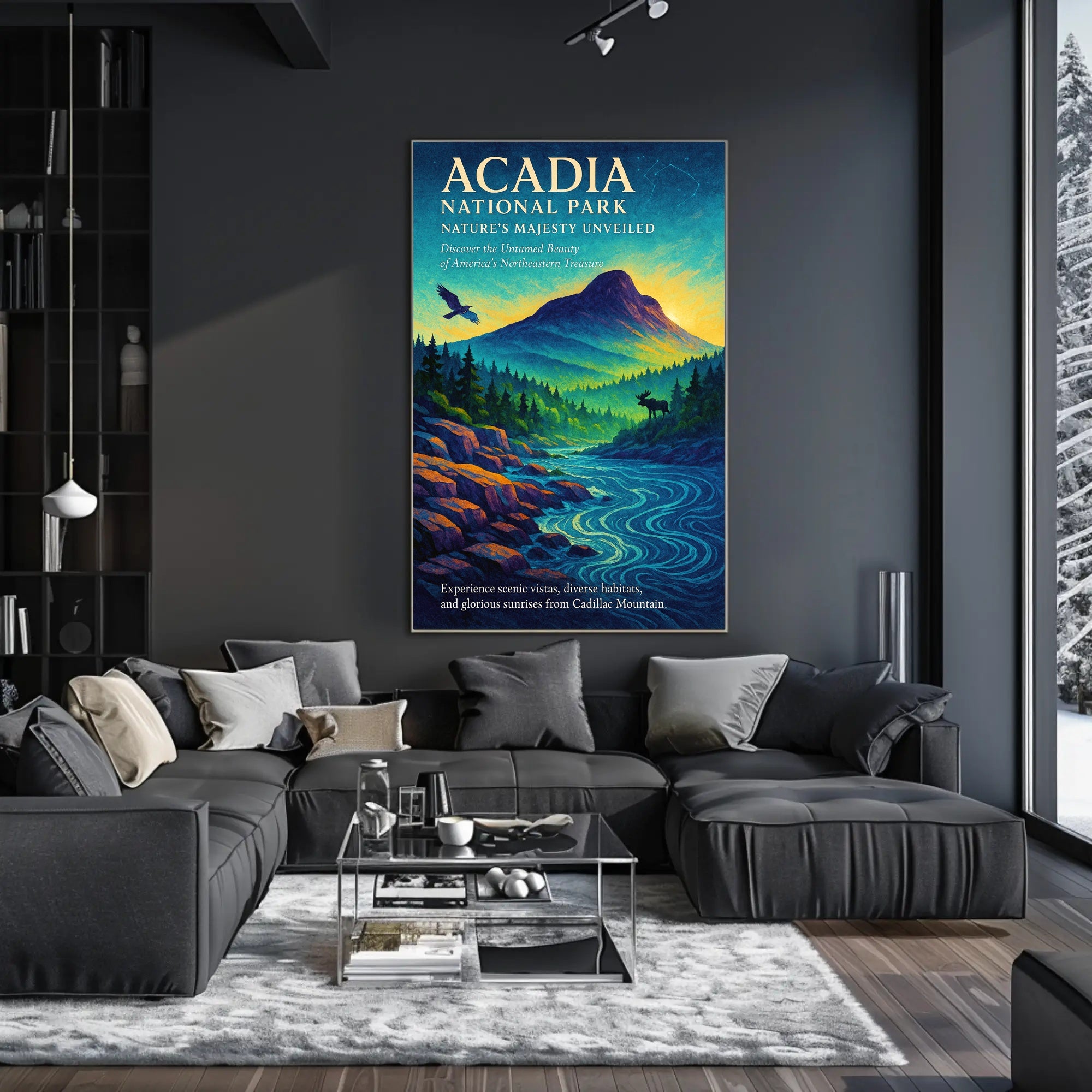 Acadia National Park Nature's Majesty Unveiled Poster PosterGoat