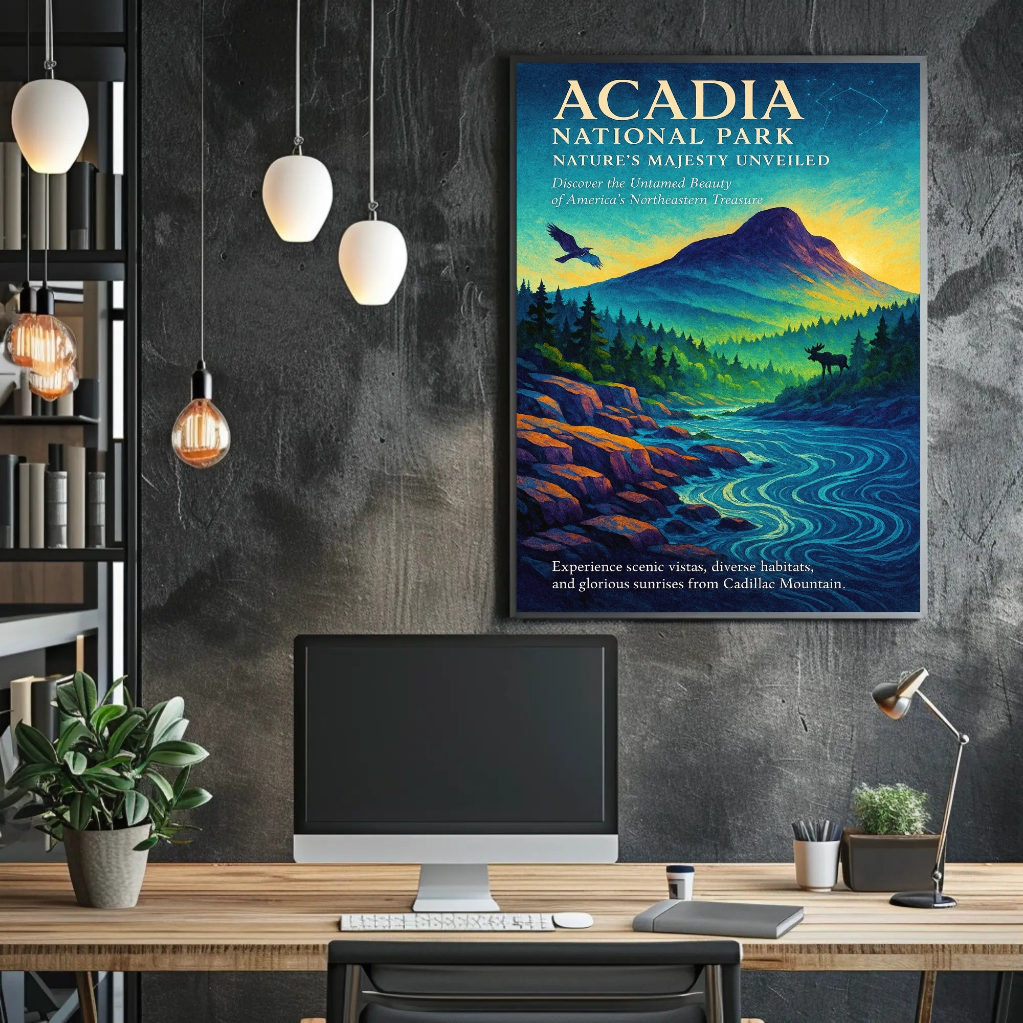 Acadia National Park Nature's Majesty Unveiled Poster PosterGoat