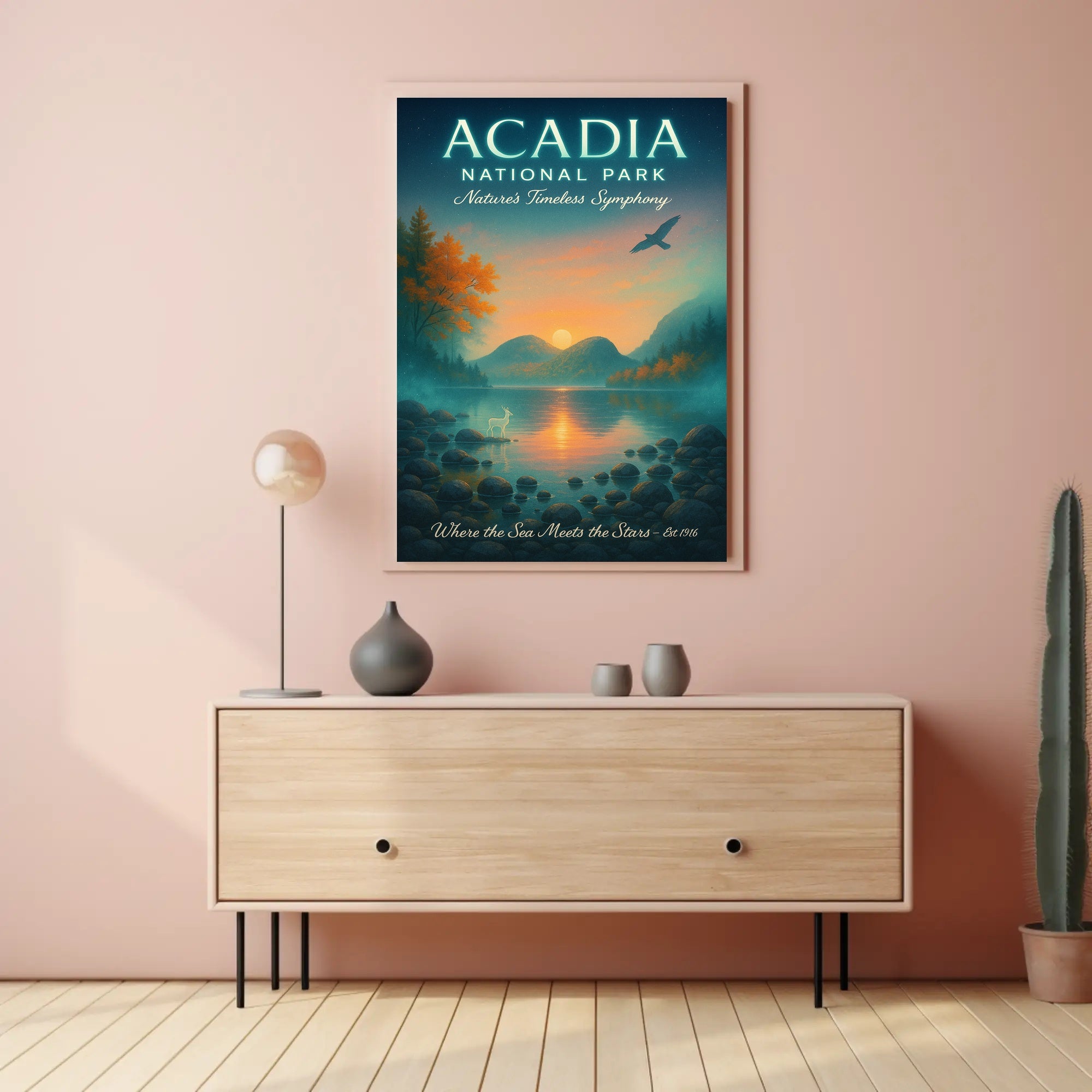 Acadia National Park Nature's Symphony Poster PosterGoat