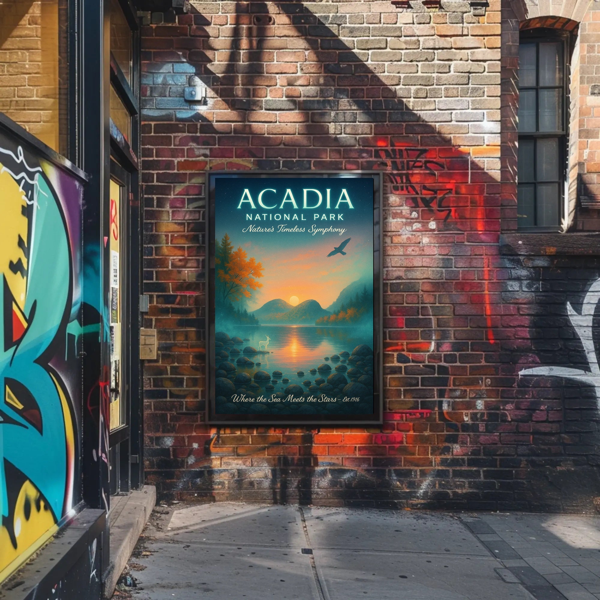 Acadia National Park Nature's Symphony Poster PosterGoat