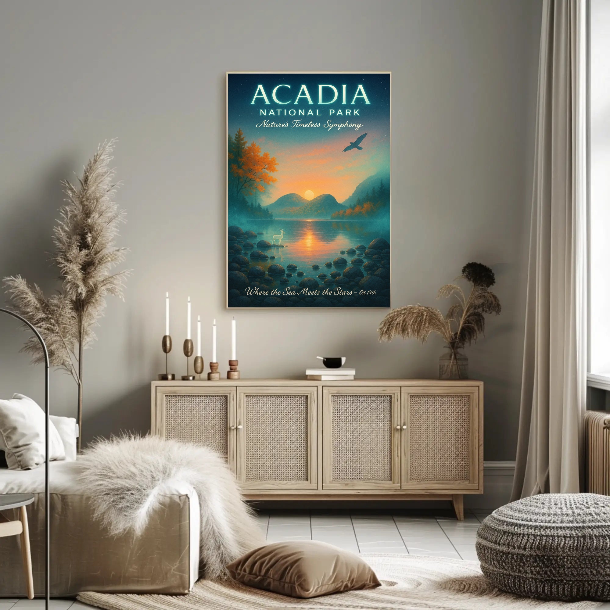 Acadia National Park Nature's Symphony Poster PosterGoat