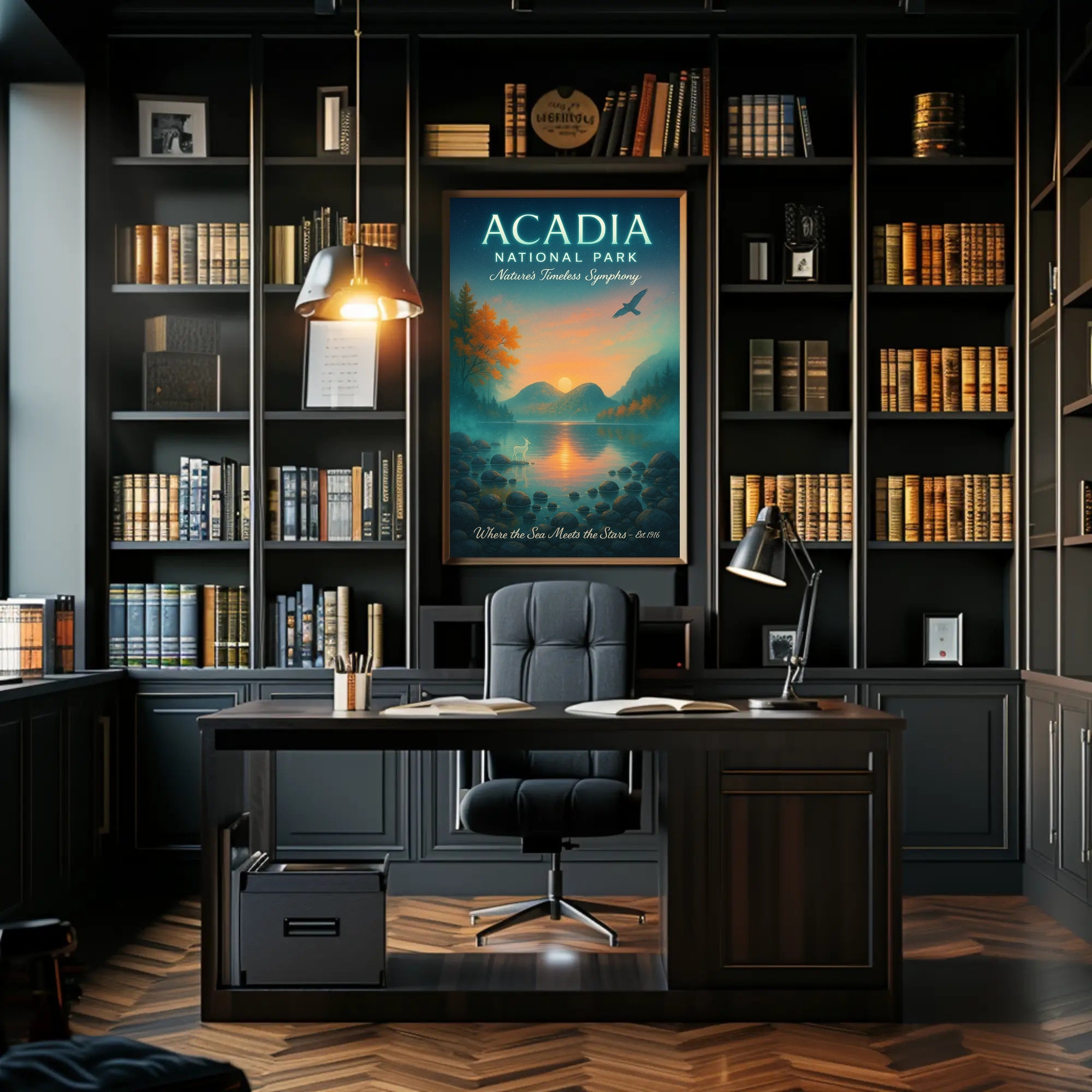 Acadia National Park Nature's Symphony Poster PosterGoat