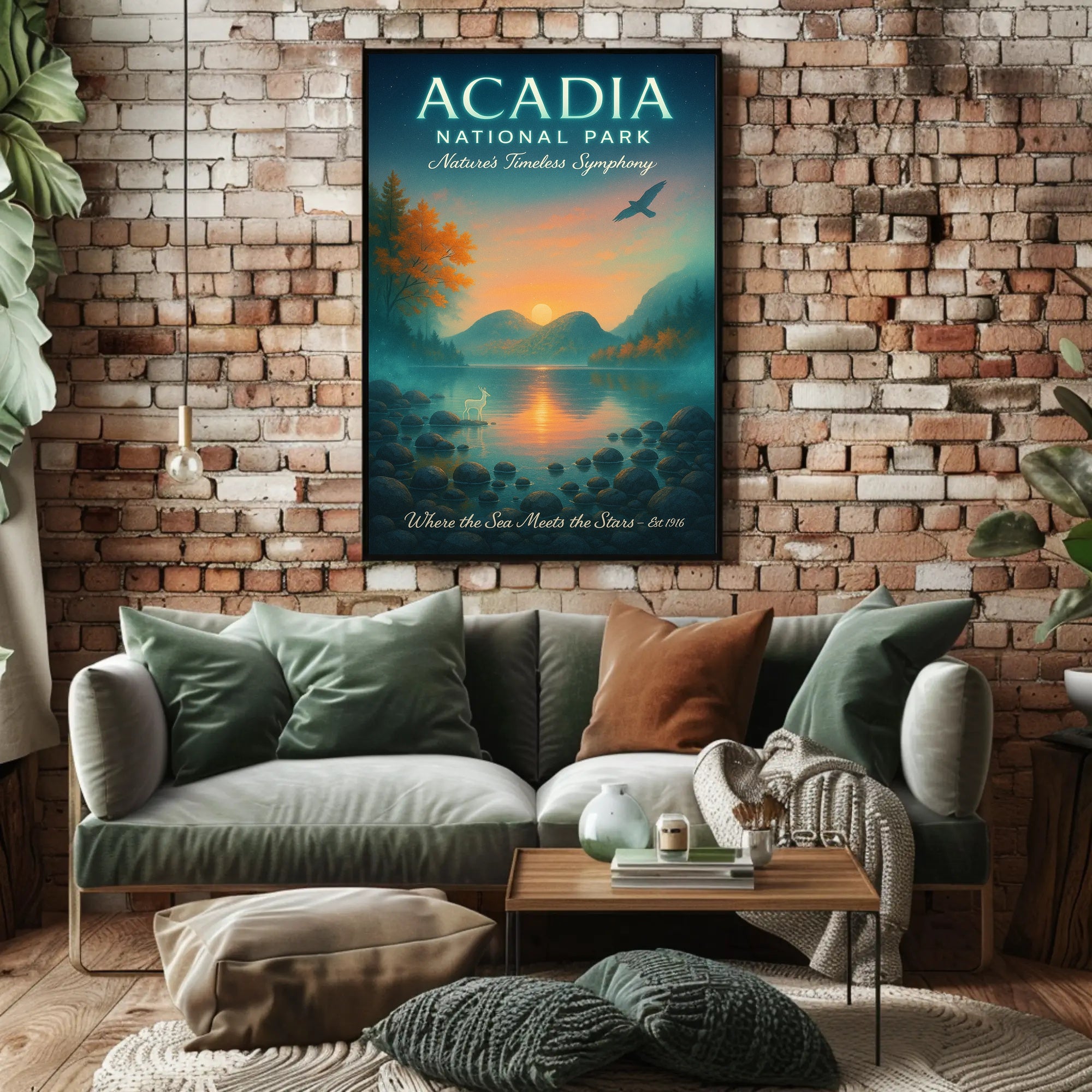 Acadia National Park Nature's Symphony Poster PosterGoat