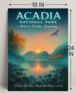 Acadia National Park Nature's Symphony Poster PosterGoat