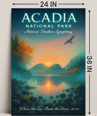 Acadia National Park Nature's Symphony Poster PosterGoat