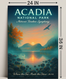 Acadia National Park Nature's Symphony Poster PosterGoat