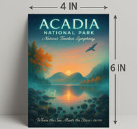 Acadia National Park Nature's Symphony Poster PosterGoat
