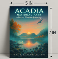 Acadia National Park Nature's Symphony Poster PosterGoat