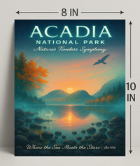 Acadia National Park Nature's Symphony Poster PosterGoat