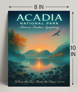 Acadia National Park Nature's Symphony Poster PosterGoat
