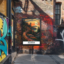 Acadia National Park Scenic Lighthouse National Park Poster PosterGoat