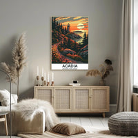 Acadia National Park Scenic Lighthouse National Park Poster PosterGoat