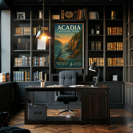 Acadia National Park Where Mountains Meet the Sea Poster PosterGoat
