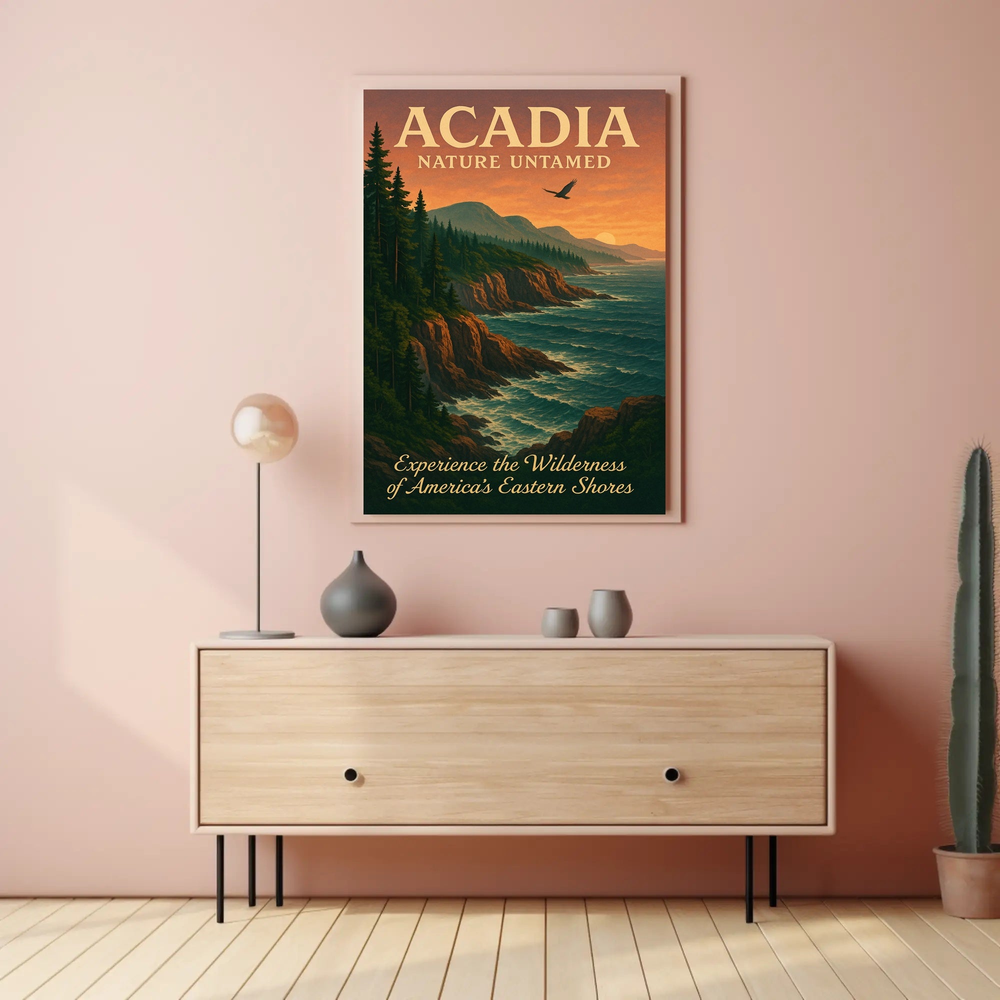 Acadia Nature Untamed Poster PosterGoat