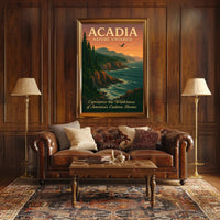 Acadia Nature Untamed Poster PosterGoat