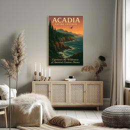 Acadia Nature Untamed Poster PosterGoat