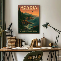 Acadia Nature Untamed Poster PosterGoat