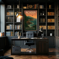 Acadia Nature Untamed Poster PosterGoat