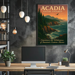 Acadia Nature Untamed Poster PosterGoat