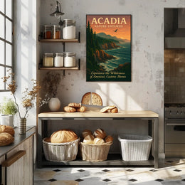 Acadia Nature Untamed Poster PosterGoat