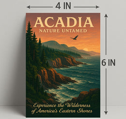 Acadia Nature Untamed Poster PosterGoat