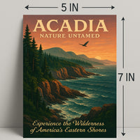 Acadia Nature Untamed Poster PosterGoat