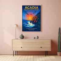 Acadia Nature's Bold Canvas Poster PosterGoat