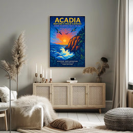 Acadia Nature's Bold Canvas Poster PosterGoat