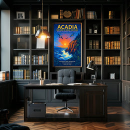 Acadia Nature's Bold Canvas Poster PosterGoat