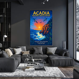 Acadia Nature's Bold Canvas Poster PosterGoat