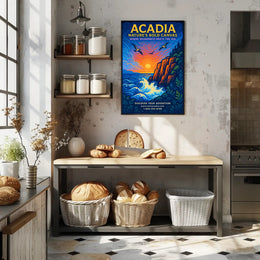 Acadia Nature's Bold Canvas Poster PosterGoat
