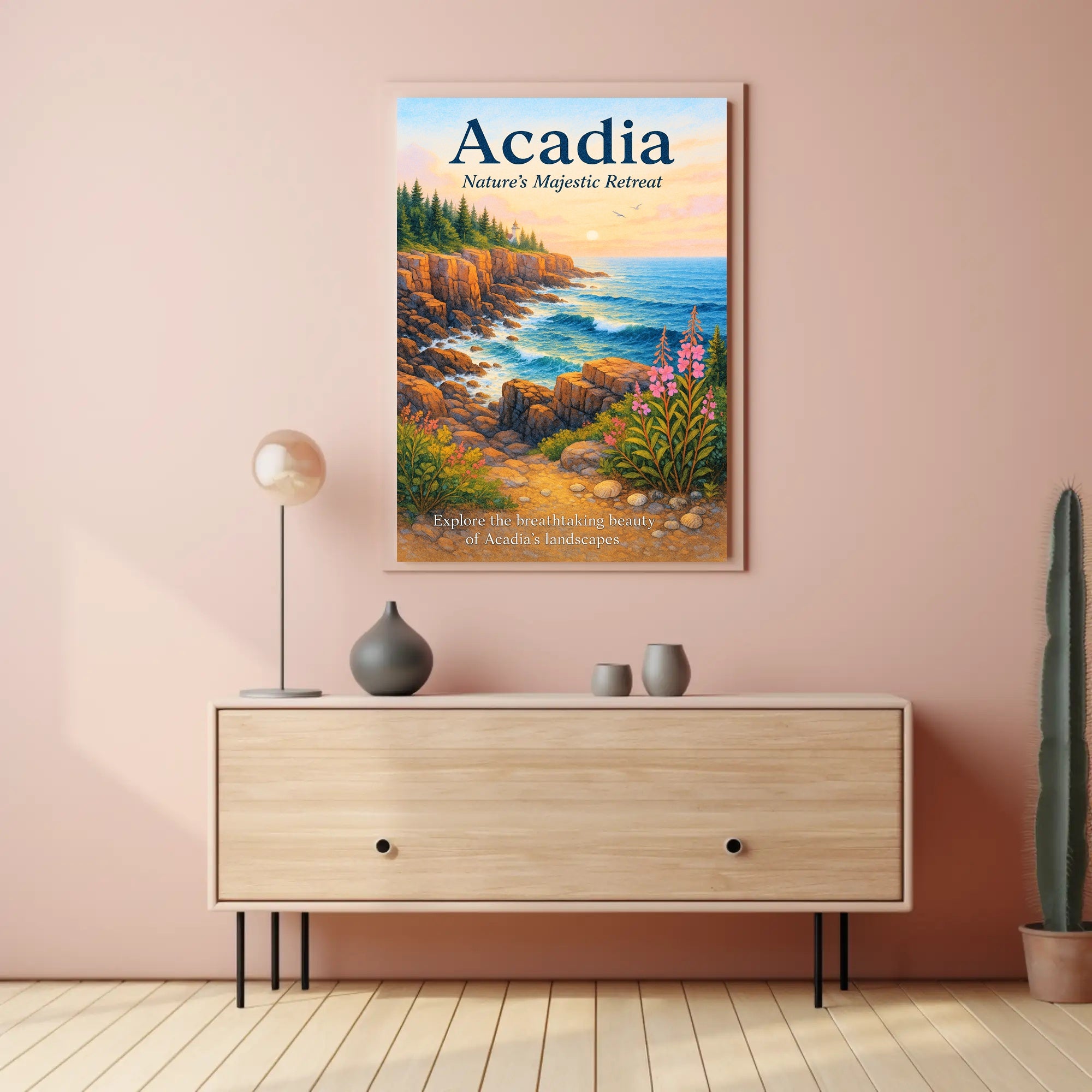 Acadia Nature's Majestic Retreat Poster PosterGoat