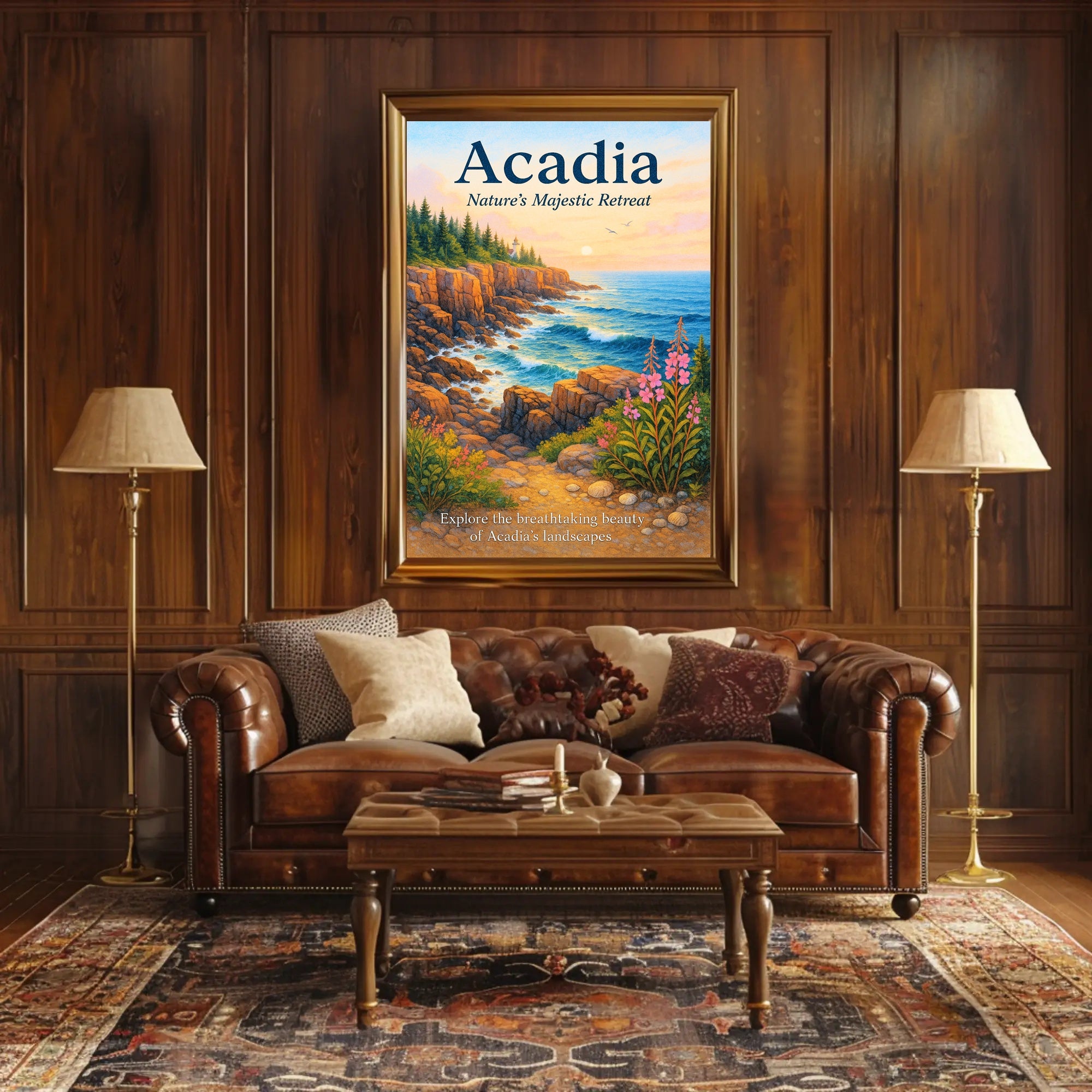 Acadia Nature's Majestic Retreat Poster PosterGoat