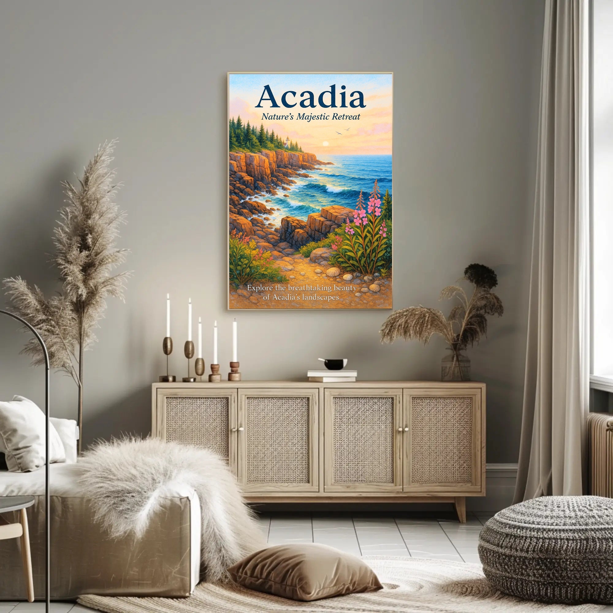 Acadia Nature's Majestic Retreat Poster PosterGoat