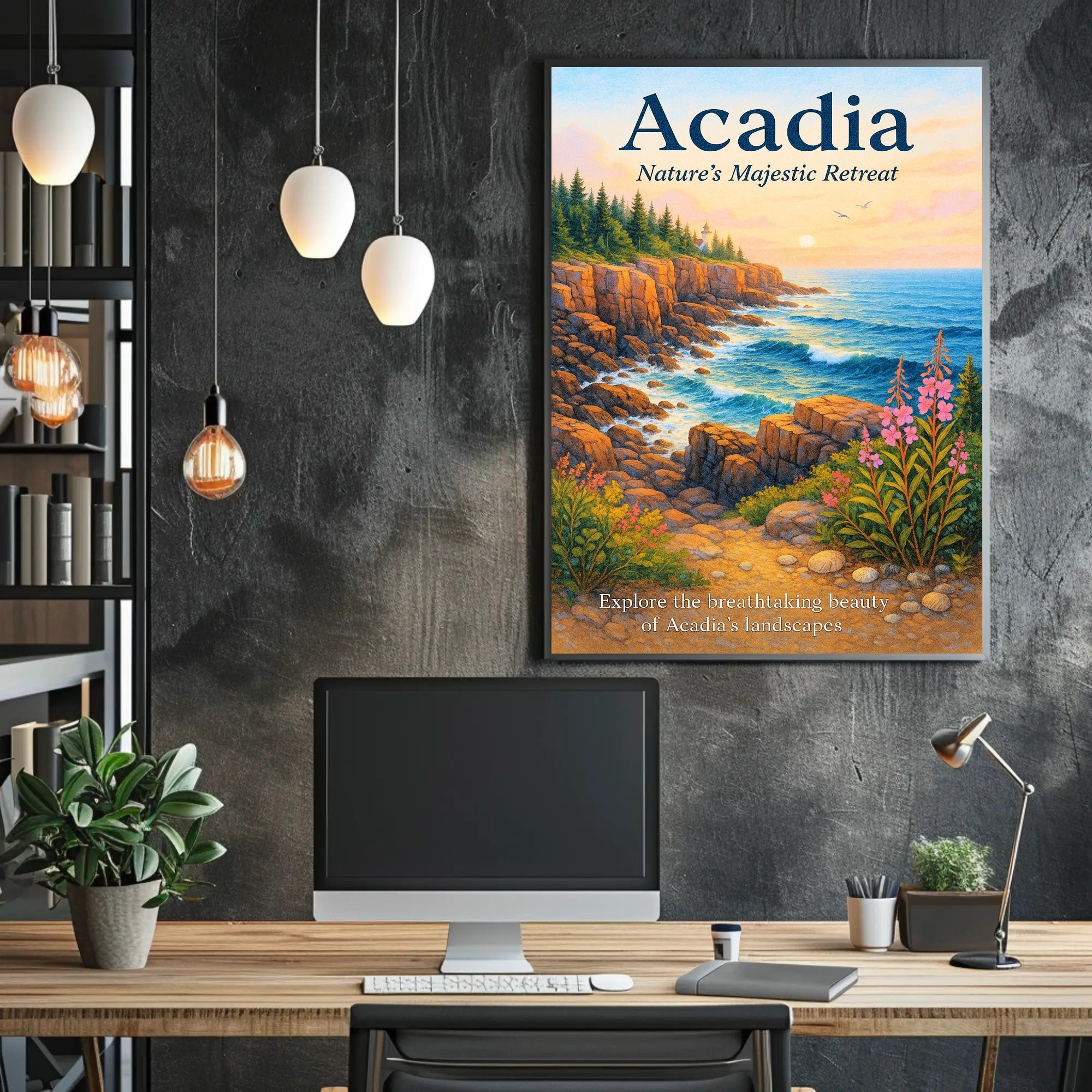 Acadia Nature's Majestic Retreat Poster PosterGoat