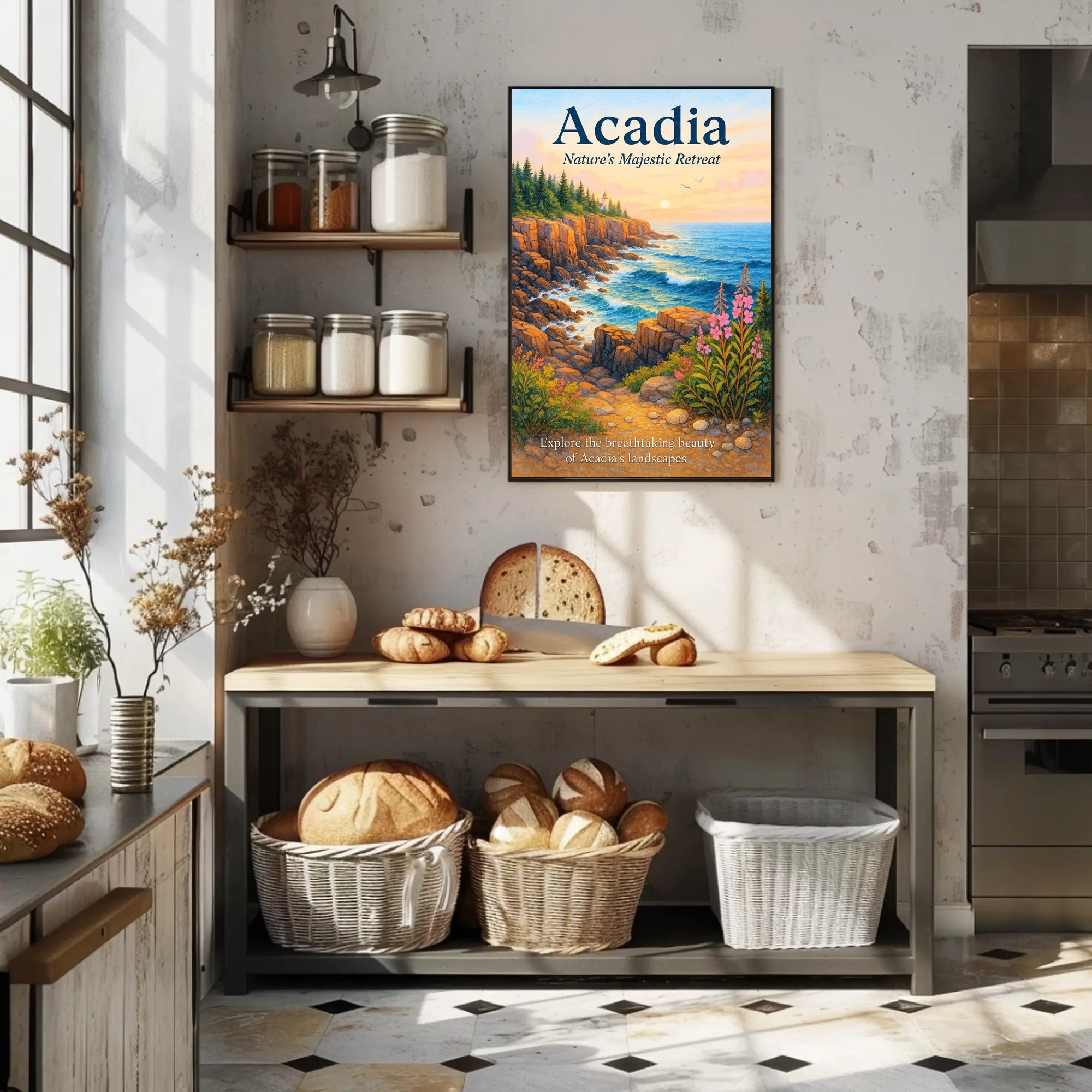 Acadia Nature's Majestic Retreat Poster PosterGoat