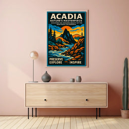 Acadia Nature’s Masterpiece Poster PosterGoat