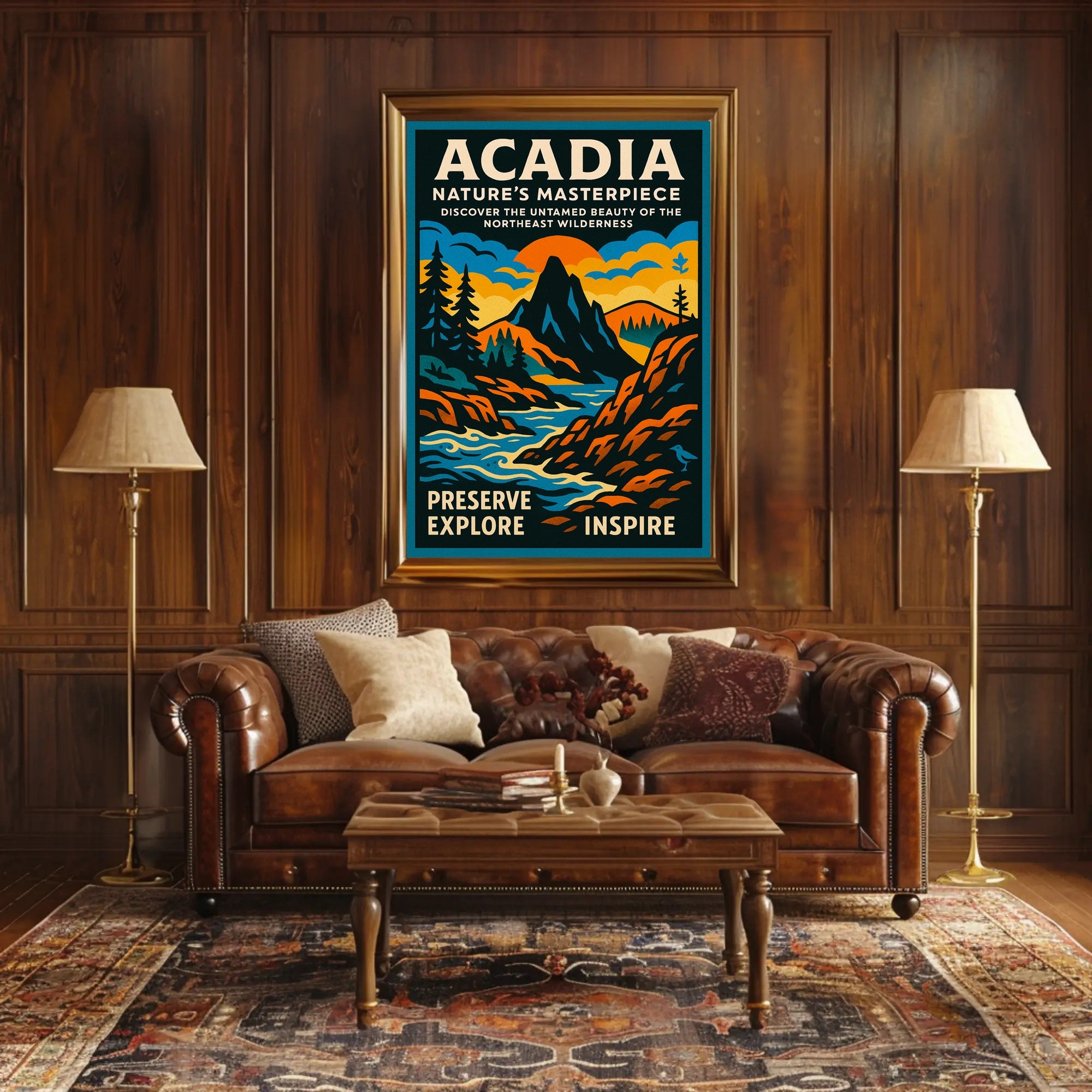 Acadia Nature’s Masterpiece Poster PosterGoat
