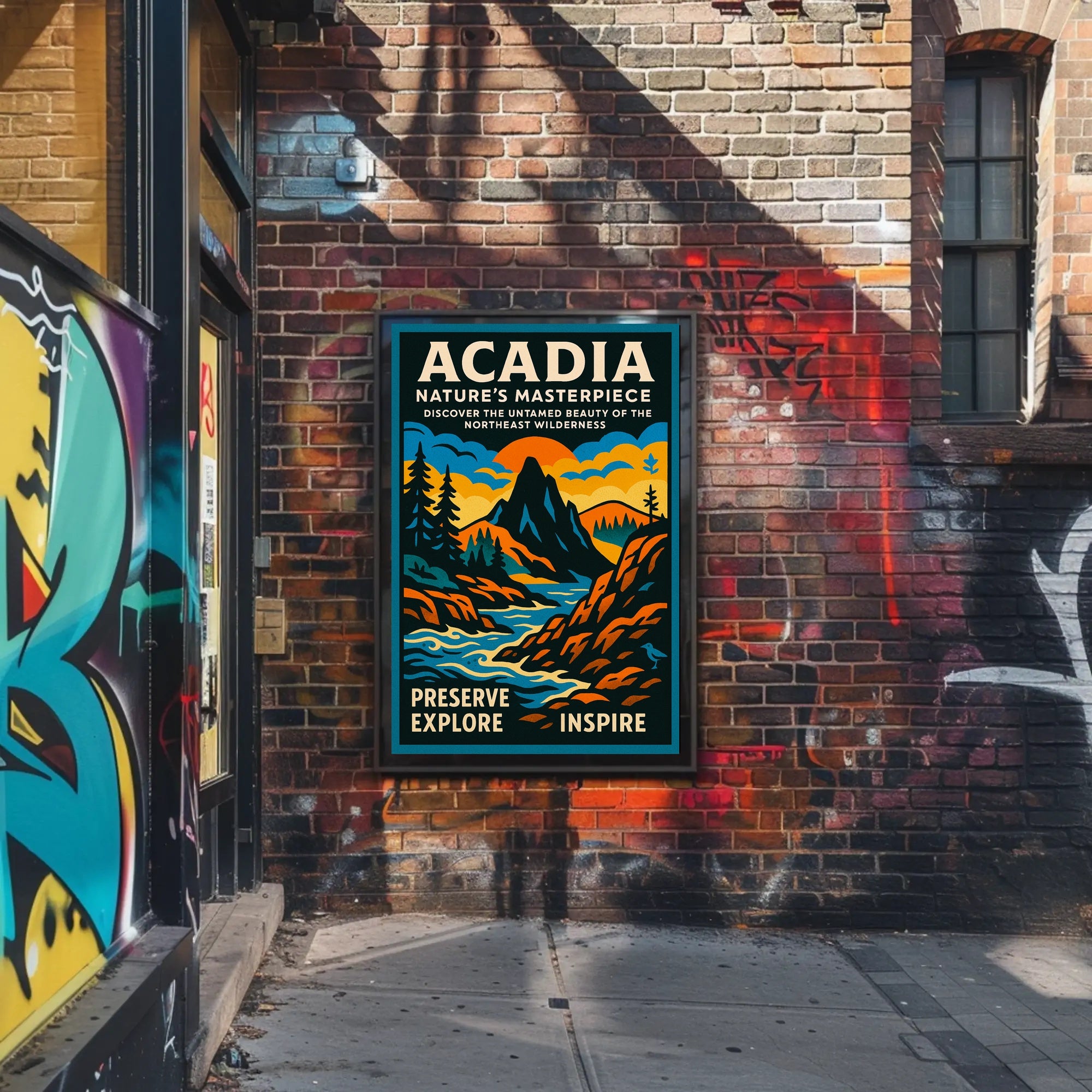 Acadia Nature’s Masterpiece Poster PosterGoat