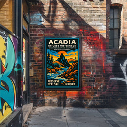Acadia Nature’s Masterpiece Poster PosterGoat