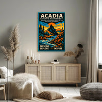 Acadia Nature’s Masterpiece Poster PosterGoat